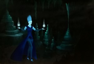 Magicienne dans une grotte