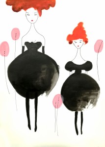 Femmes aux ballons