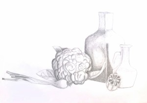 Nature morte au choux fleur 1