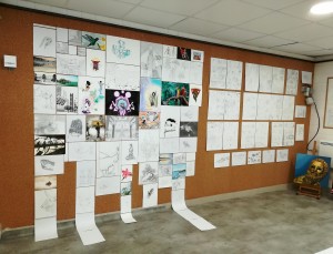 Exposition-2017-2018-Atelier Chromatic-Cours-de-Graphisme-et-Arts-appliques-Bande-dessinee-Manga
