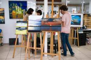 Exposition-2017-2018-Atelier Chromatic-Cours-de -peinture-huile-acrylique